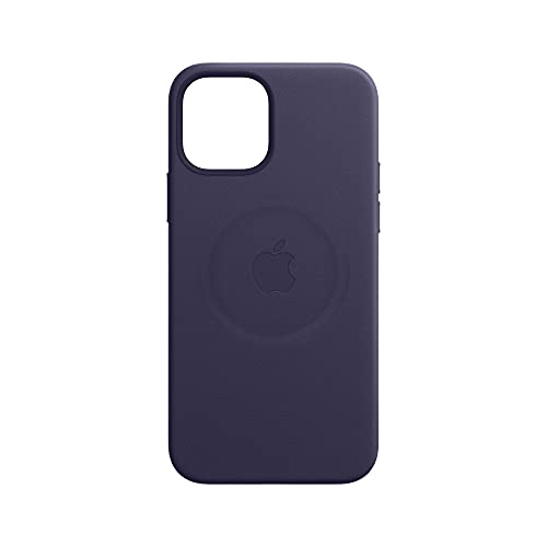 Apple Leather Case with MagSafe (for iPhone 12 Pro Max) - Deep Violet 6