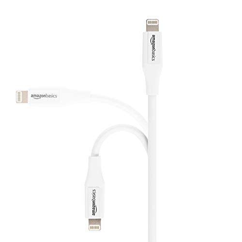 AmazonBasics Apple Certified Lightning to USB Charge and Sync Tough Cable, 3 Feet (0.9 Meters) - White 3