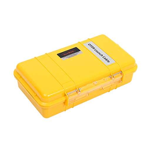 Komshine Fiber Optic OTDR Launch Cable Box/Dead Zone Eliminatorn 500M Single Mode (SC/UPC-LC/APC) 4