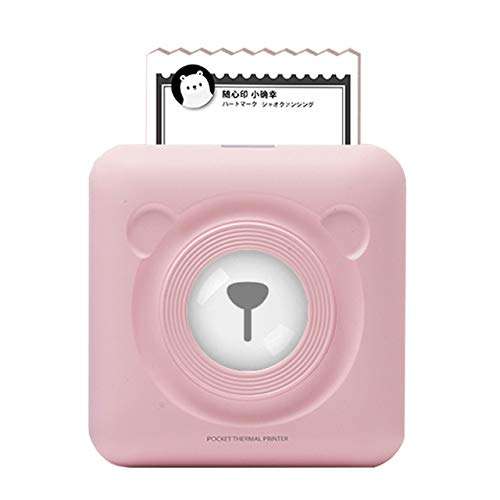 Peripage A6 Mobile Mini Photo Printer Bluetooth Wireless Journal Tutorial Post Printer with Thermal Paper Gift Free (A6 Pink) 4