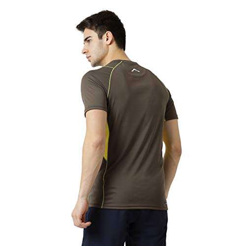 ROCK.IT Men's Plain Active Base Layer Shirt (2190100436-2_Black 36) 4