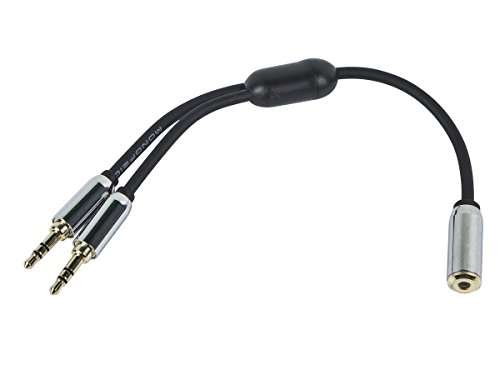 Monoprice 110146 6-Inch 3.5mm Stereo Jack Splitter for Mobile - Retail Packaging 3