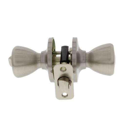 Ultra Security 83973 Grade 3 Tulip Knob Entry Door Lock with Key, Stainless Steel 2