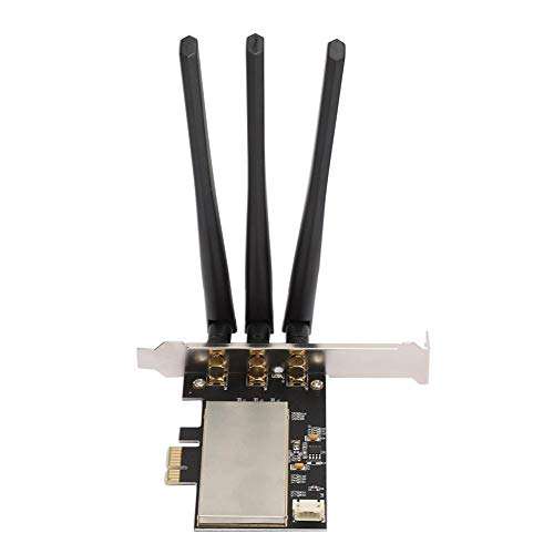PCI-E Wireless Network Adapter Card Module,Bluetooth Desktop Computer Adapter Card with AC68U Dual-Band WiFi Antenna,for BCM94360CSAX/2CS / BCM94331CS 2