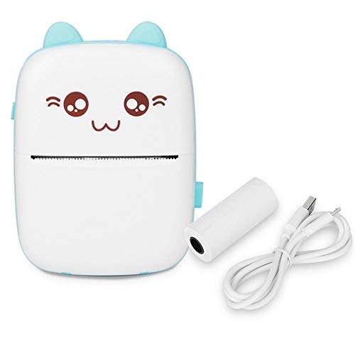 Bicaquu Traveling Pocket Printer, Photo Printer, Office for Home Scrapbooking Students(Blue) 6