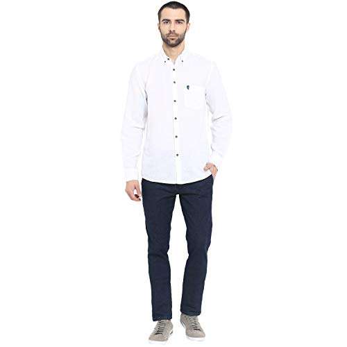 Red Tape Men's Solid Regular fit Casual Shirt (RSF9085_White XL) 6