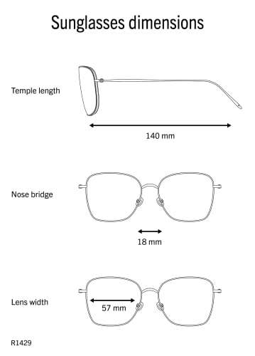 Rodenstock Women's Lightweight Retro Style, Classic Sunglasses with Acetate Frame, a, 57 6