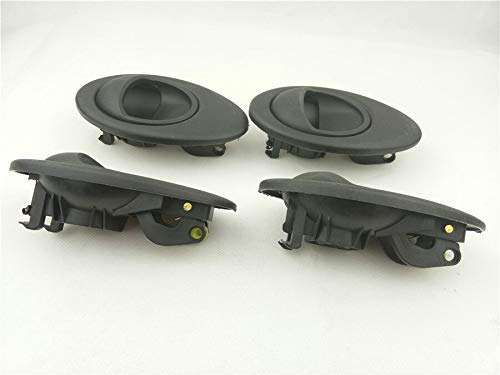 Updated Outer Door Handle 4PCS/A Set Door Handles fit for Chery Qq/qq3 Doorknob 3