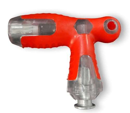 GLUN® 3 in 1 Reversible T-Handle Screwdriver Ratchet Tool, Rubberised Handle with Adjustable Length, Professional Repair Tool 4