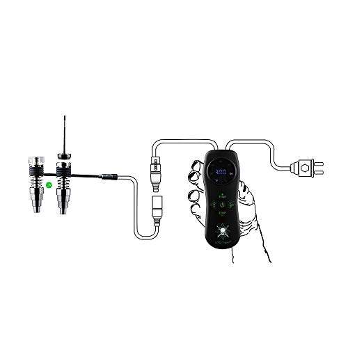 Digital Temperature Controller with 4ft Kevlar Wrapped 16MM Inner Diameter Heater Coil (Titanium Accessories Included) 3
