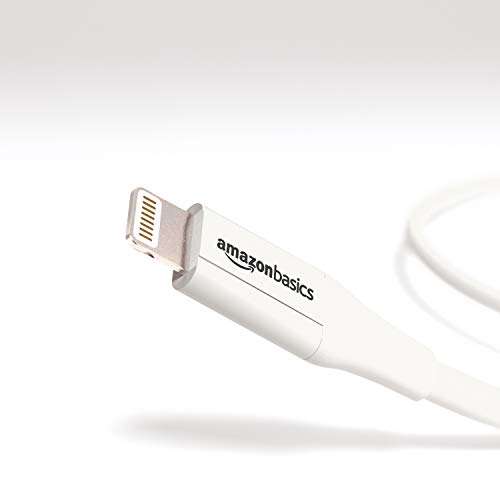 Amazon Basics USB A to Lightning MFi Certified Charging Cable (White, 1.8 meter) 5