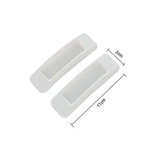 Fulinmen Door Handles Plastic Glass Window Cabinet Drawer Tools Auxiliary Door Handles Sliding Door Handle White Gray Portable, 2 P Color : A(2pc) 5