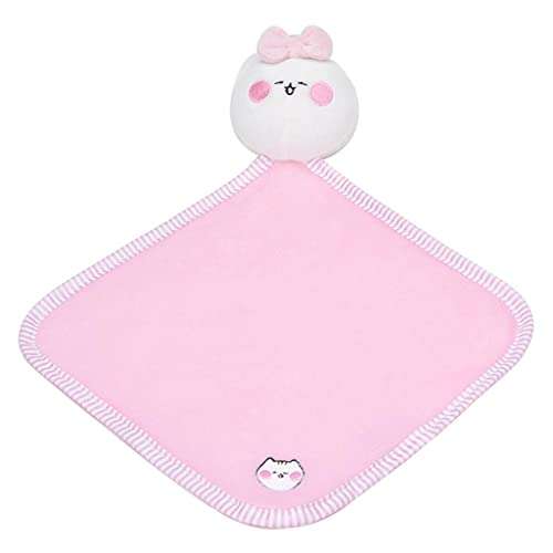 Hansi Soft & Absorbent Hanging Hand Towel Cute Kitchen Towel for Bathroom Pink 2