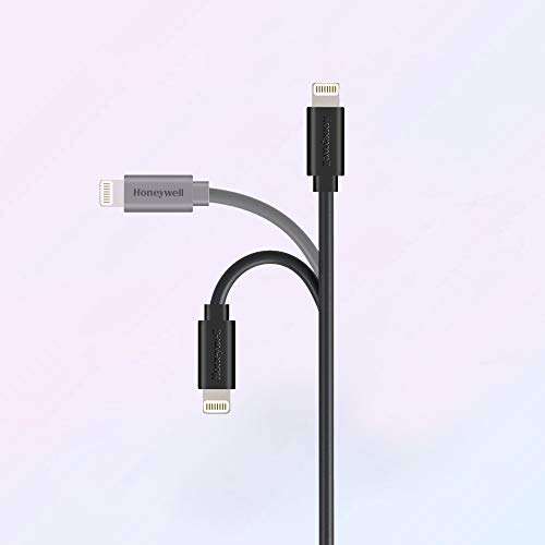 Honeywell Apple Lightning Sync & Charge Cable 1.2Mtr (Non-Braided) - Black 5