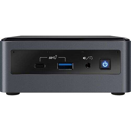 Intel NUC NUC10i5FNH1 Mini PC/HTPC, Quad-Core i5; 1.6Ghz up to 4.2Ghz Turbo, NVMe SSD, DDR4-2666 Mhz RAM, WiFi 6, BT 5.0 Thunderbolt 3, 4K Support, Triple Monitor Capable (32GB RAM + 1TB NVMe) 4
