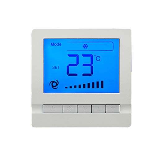 TOPBATHY Digital Temperature Controller LCD Display Precision Programmable Thermostat Controller 220V 6