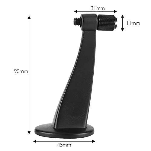 Oumij1 Universal Binocular Tripod Mount - Metal Adapter Mount - Bracket Holder - Stable Connecting & Free Hands - Tripod Adapter for Binocular Telescope(Black) 4