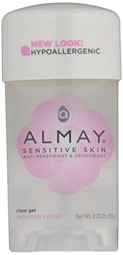 Almay Clear Gel, Anti-Perspirant & Deodorant, Powder Fresh, 2.25-Ounce Stick (Pack of 6) 2