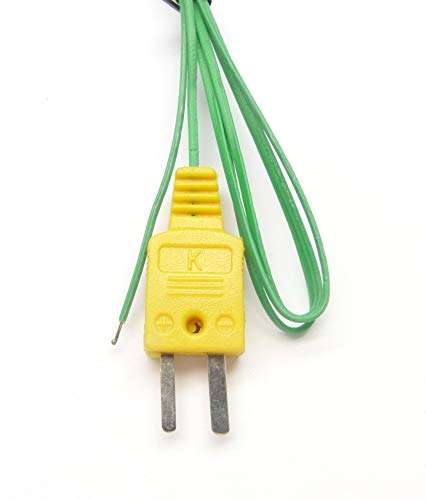 K-Type Thermocouple Temperature Sensor Wire Probe FEP Plastic Insulation TC-1 3