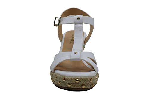 XOXO Womens Shoes Isla Closed Toe Casual Espadrille Sandals White 3