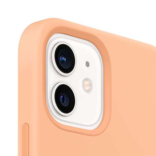 Apple Silicone Case with MagSafe (for iPhone 12, 12 Pro) - Cantaloupe 4
