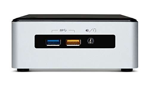 Intel NUC Desktop/HTPC 5th Generation Dual-Core i3 2.10GHz, 8GB DDR3, 240GB SSD, WiFi, Bluetooth, 4K Support, Dual Monitor Capable, Windows 10 Professional 64Bit (Renewed) 4