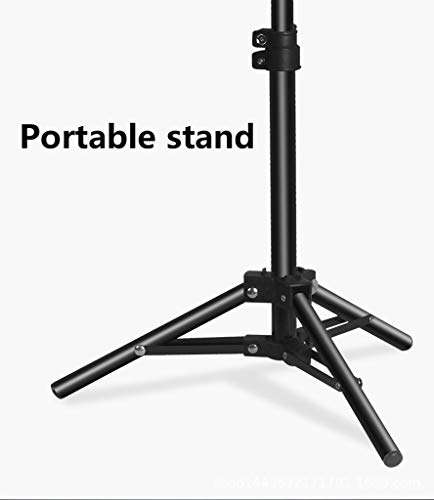 Ring Light 10W LED Dimmable Makeup Ring Light Adjustable Color Temperature 5500K Lighting Kit with Stand Hot Shoe Adapter Camera Smartphone Video Shooting 6