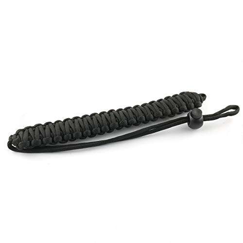 LRONG 2PCS Nylon Braided Adjustable Camera Hand Grip Strap for Video Camcorder, Binoculars and Nikon/Canon/Sony/Minolta/Panasonic/SLR/DSLR Digital Camera, Black 3