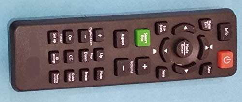 World of Remote Controls Replacement Remote Control Fit for Benq MP776ST MP772ST MP777 SP920P SP890 TX501 MS500+ MS500H MS513P MX514P MW814ST Projector 4