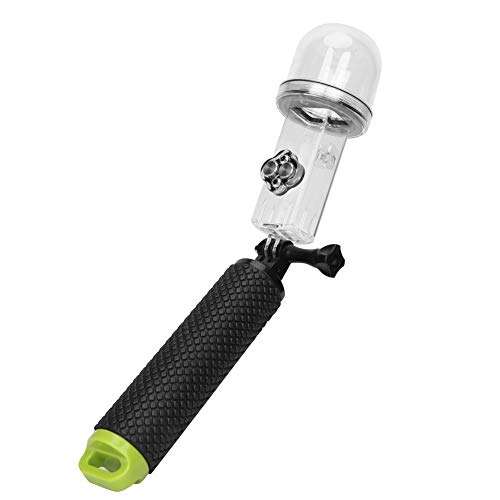 riuty Action Camera Waterproof Cease Plastic Diving Waterproof Shell Underwater Case Floating Rod Selfie Stick for DJI OSMO Pocket Sports Camera(Green) 5