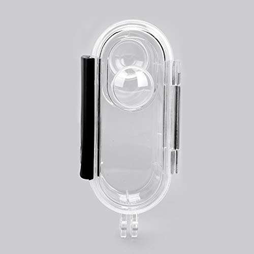 Serounder Sports Camera Dive Protective Housing Case,Portable 45m Waterproof Underwater Diving Panoramic Transparent Protective Housing Cover Protector for Insta 360 One Action Camera 6