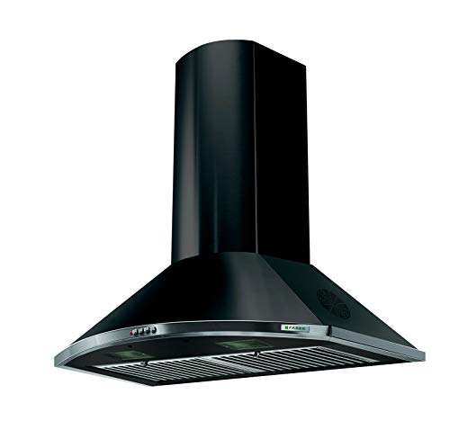 Faber 60 cm 1095 m³/HR Pyramid Kitchen Chimney (HOOD TENDER 3D BK T2S2 LTW 60, 2 Baffle Filters, Black) 2
