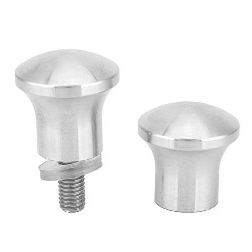 304 Stainless Steel Glass Door Handle Shower Room Door Knob Mushroom Round Drawer Pulls with 4-18mm Glass Thickness 6