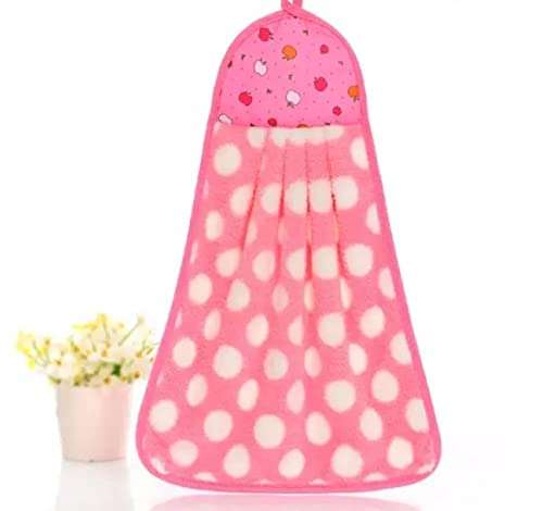 Yetli Micro Fiber Cotton Wash Basin / Kitchen Hanging Towels Size 30 x 40 Cms Pack of 6, Multiclour ( MB1358 3