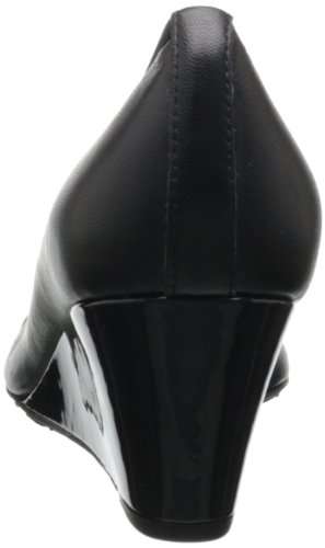 French Sole FS/NY Women's Juggle Wedge Pump,Black Patent Nappa,11 M US 4