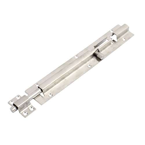 uxcell Cabinet Door 8 Inches Length Stainlsess Steel Slide Latch Barrel Bolt Lock 2