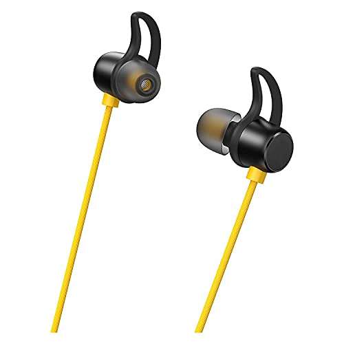 Shoptry Wireless Earphones Headphones for Micromax X097 Original Sports Bluetooth Wireless Earphone with Deep Bass and Neckband Hands-Free Calling inbuilt Mic Headphones with Long Battery Life and Flexible Headset ( BUDS-2, BLACK) 3