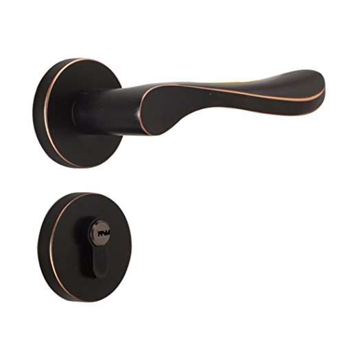 YFMMM Home Bedroom Silent Hardware Door Lock Indoor Bathroom Room zinc Alloy Hardware Handle Lock for Optimal Security Hardware Locks 3