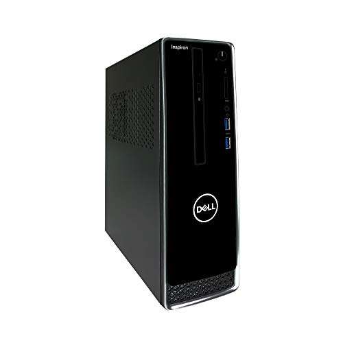 Dell Inspiron i3471 Small Desktop - 9th Gen Intel Core i3-9100 Quad-Core up to 4.20GHz, 8GB DDR4 Memory, 256GB SSD + 2TB SATA Hard Drive, Intel UHD Graphics 630, DVD-RW Drive, Windows 10 Pro (64-bit) 3