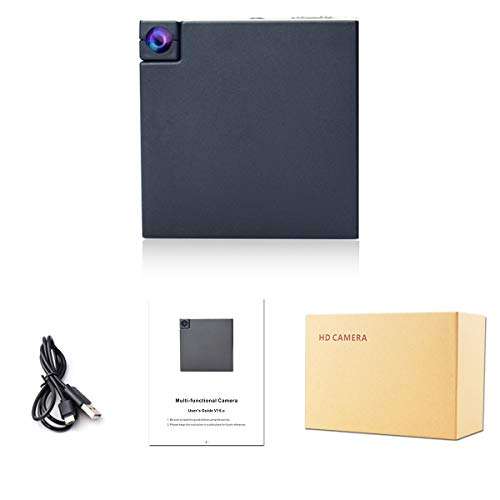 Mini Hidden Camera, 90░ Rotated Spy Camera Lens with Motion Detective,Perfect Indoor Covert Security Camera for Home and Office NO WiFi 6