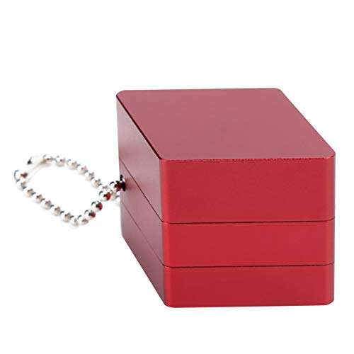 Billiard Accessories Storage Equipment, Trend Color Metal 3x3x3cm Strong Suction Billiard Cues Accessories, for Billiard Snooker(red) 5