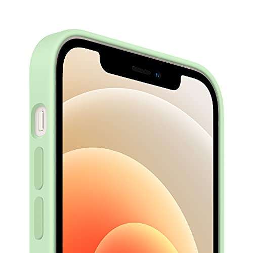 Apple Silicone Case with MagSafe (for iPhone 12, 12 Pro) - Pistachio 3
