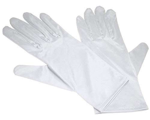 SWISSO Fine Microfiber Gloves for Cleaning Purposes for Costumes/Clothing and Jewellery Works Processed Material, 1 Pair (White, Large) 6