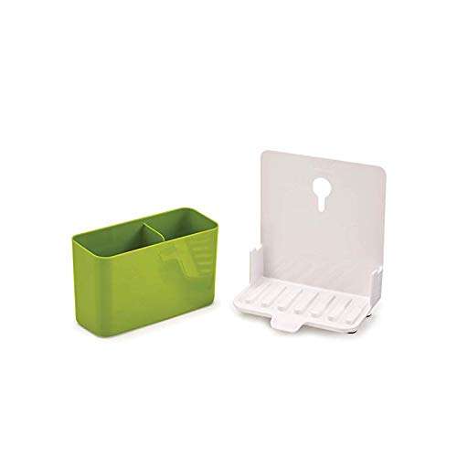 WENGTY 3 in 1 Slimline Sink Kitchen Sink Organizer Sponge Holder Dishwasher Safe Organizer for Dishwasher Liquid, Brush, Cloth Multiple Use for Home & Kitchen (Random Color) 4