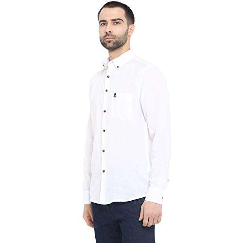 Red Tape Men's Solid Regular fit Casual Shirt (RSF9085_White XL) 3