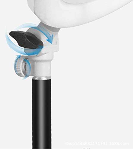 Ring Light 10W LED Dimmable Makeup Ring Light Adjustable Color Temperature 5500K Lighting Kit with Stand Hot Shoe Adapter Camera Smartphone Video Shooting 5