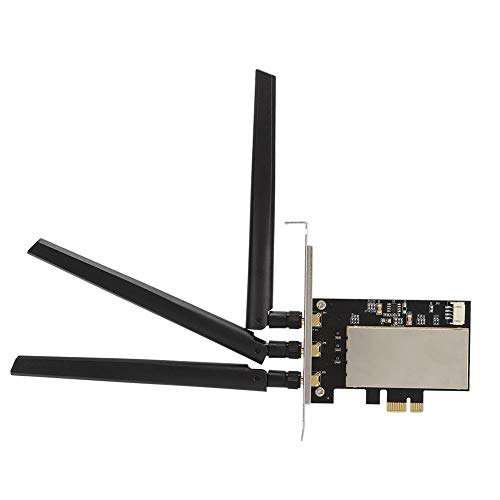 PCI-E Wireless Network Adapter Card Module,Bluetooth Desktop Computer Adapter Card with AC68U Dual-Band WiFi Antenna,for BCM94360CSAX/2CS / BCM94331CS 6