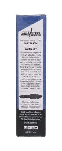 Cold Steel Pendleton Mini Hunter / 6 5/8" Overall / 3" Blade / 3MM Thick/VG-1 Stainless Steel / 3 5/8" Long Kray-EX™ Handle/Secure-EX™ Sheath/Blister Packed 6