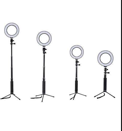 Selfie Lights LED Ring Light with Dimmable 3 Light Modes for YouTube Video Photography LED Ring Fill Light kit for Makeup Photography (Size : Set) Mobile Flashes (Size : Set) 3