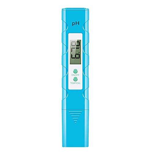 KANJJ-YU Water Quality Tester Digital PH Meter 0.01 PH High Accuracy Water Quality Tester with 0-14 PH Measurement Range for Household Drinking, Pool and Aquarium Water PH Tester Design 2